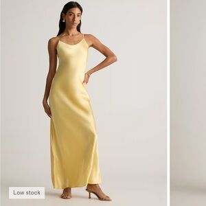 Quince Washable Silk Maxi Slip Dress